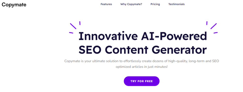 Innovative AI-Powered SEO Content Generator