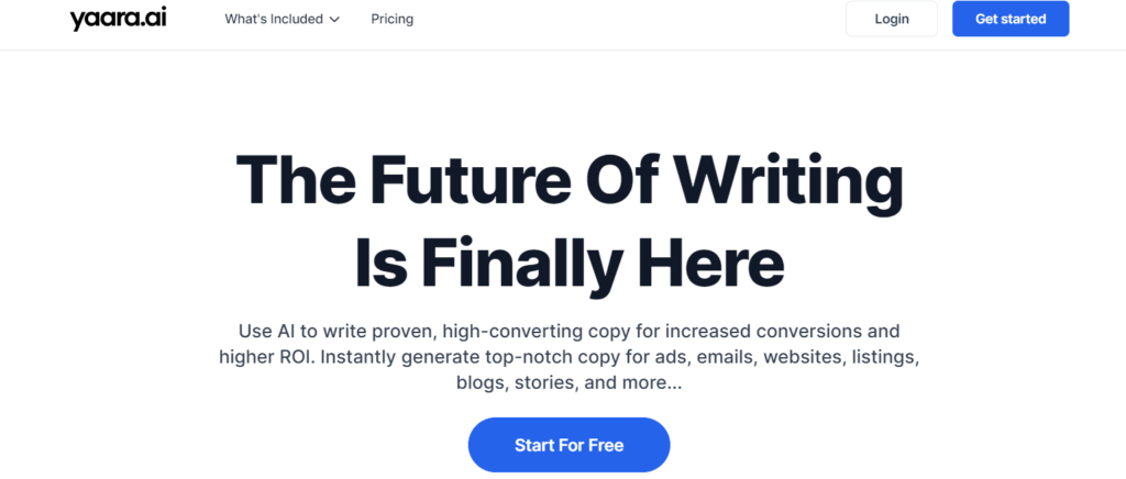 Use AI to write proven, high-converting copy for increased conversions and higher ROI. Instantly generate top-notch copy for ads, emails, websites, listings, blogs, stories, and more.